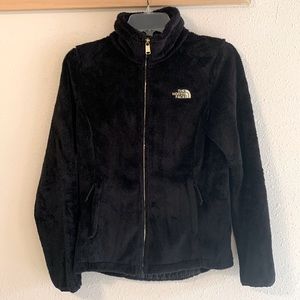 Excellent condition North Face Fleece Jacket XS Black and Gold